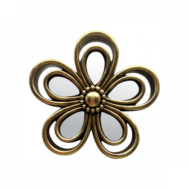 D&eacute;coration murale fleur miroir